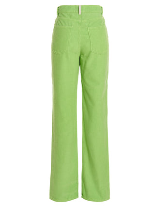 Bicolor Cotton Pants