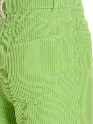 Bicolor Cotton Pants