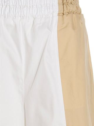 Multicolor Cotton Casual Pants