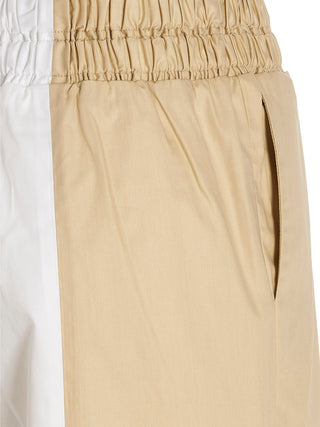 Multicolor Cotton Casual Pants
