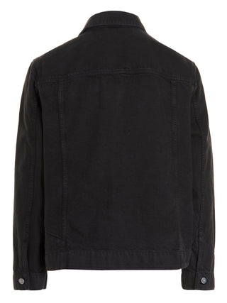 Gray Cotton Denim Jacket