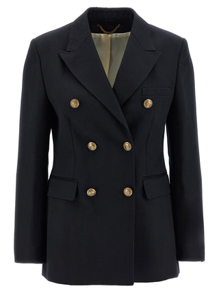 Blue Polyester Blazer