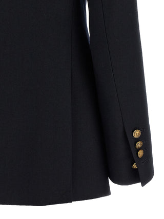 Blue Polyester Blazer
