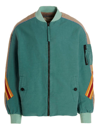 Blue Cotton Bomber
