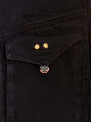 Gray Cotton Denim Jacket
