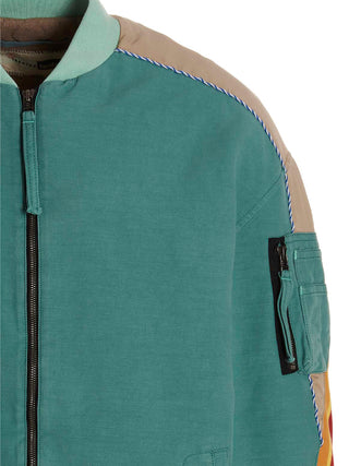 Blue Cotton Bomber