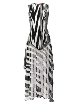 Bicolor Viscose Bodysuit