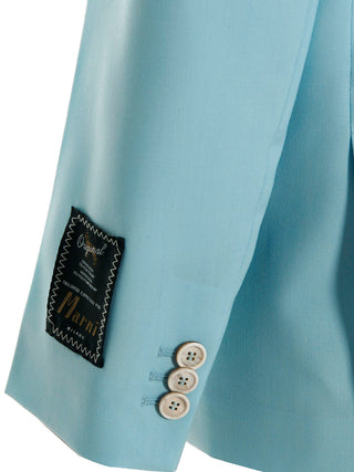 Blue Virgin Wool Blazer