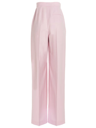 Pantalones casuales de lana multicolor