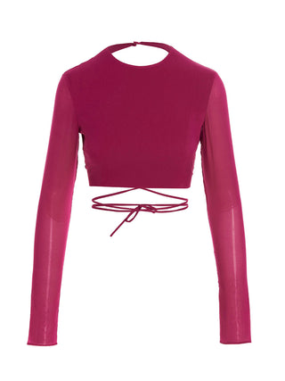 Fuchsia Silk Shirt