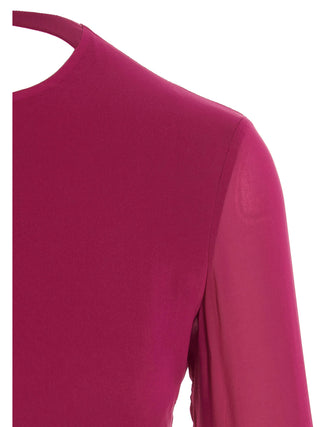Fuchsia Silk Shirt