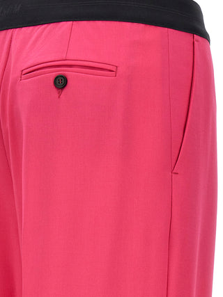 Fuchsia Virgin Wool Pants