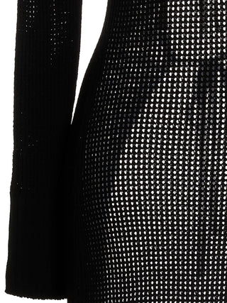 Black Viscose Cardigan