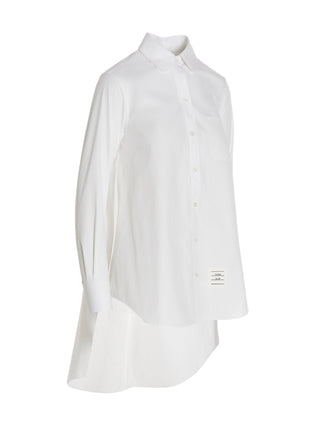 Blusa de algodón blanca