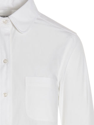 Blusa de algodón blanca