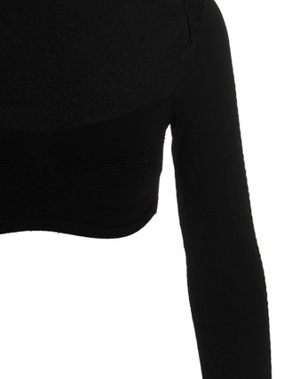 Black Viscose Cardigan