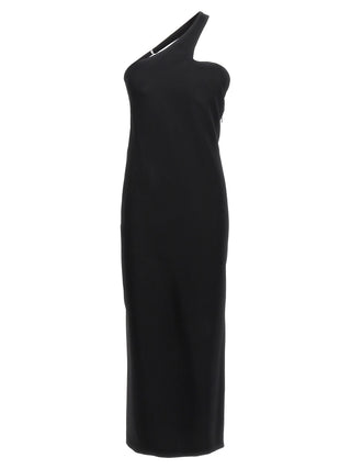Black Viscose Long Skirt