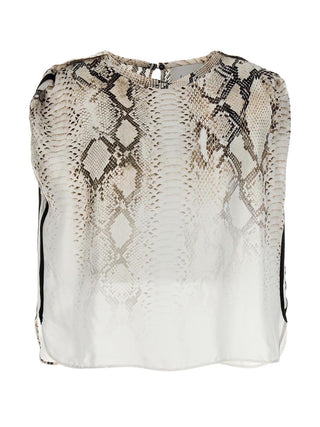 Blusa multicolor de viscosa