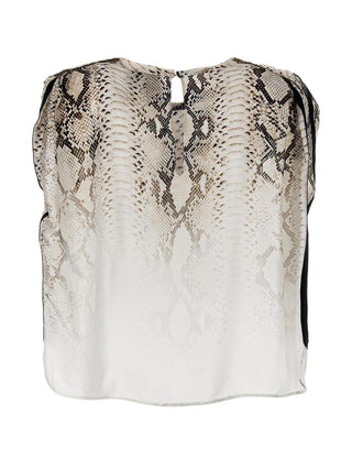 Blusa multicolor de viscosa