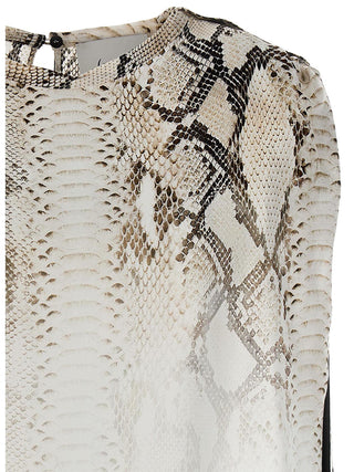Blusa multicolor de viscosa