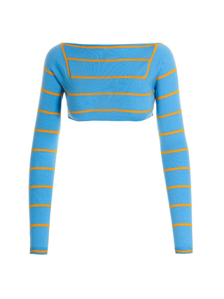 Blue Wool Cardigan