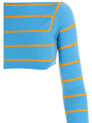 Blue Wool Cardigan