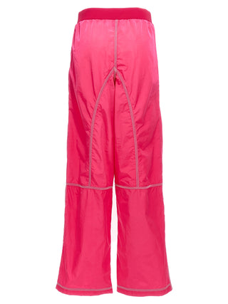 Pantalones deportivos fucsia de poliamida