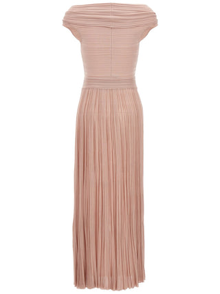 Multicolor Viscose Long Dress