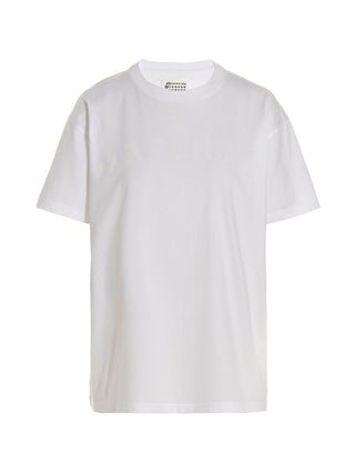Camiseta de algodón blanca