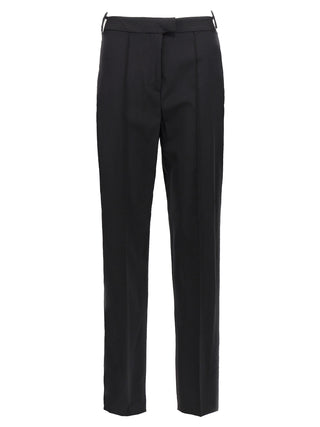 Black Virgin Wool Pants