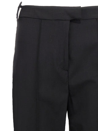 Black Virgin Wool Pants
