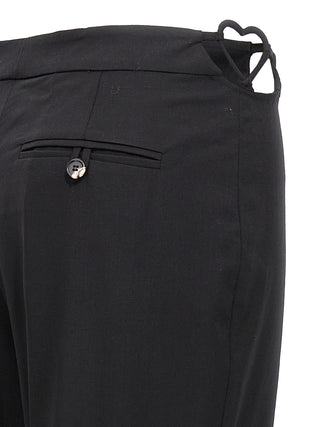 Black Virgin Wool Pants