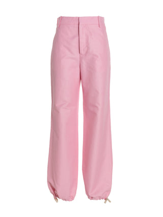 Pantalones casuales multicolor de poliamida