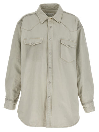 White Cotton Denim Jacket