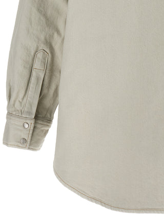 White Cotton Denim Jacket