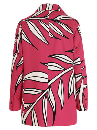 Fuchsia Cotton Blazer