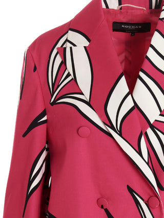 Fuchsia Cotton Blazer