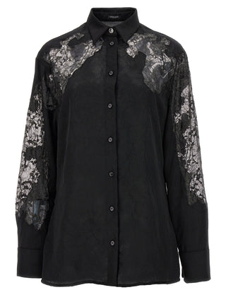 Black Polyester Blouse