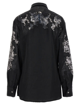 Black Polyester Blouse