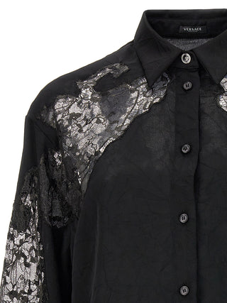 Black Polyester Blouse