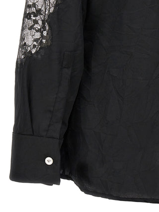 Black Polyester Blouse