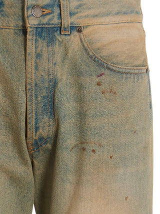 Blue Cotton Jeans Denim