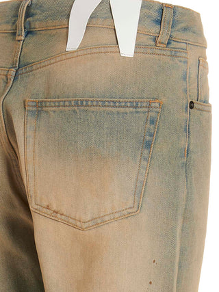 Blue Cotton Jeans Denim