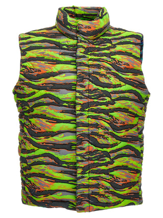 Multicolor Cotton Sleeveless Jacket