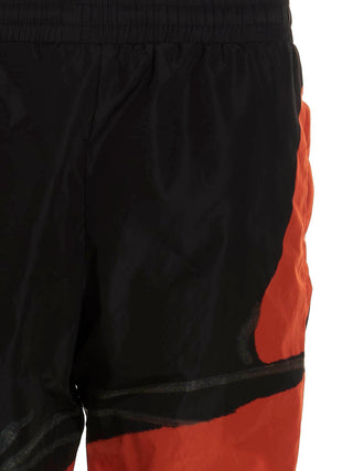 Black Polyamide Athletic Pants