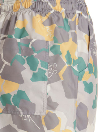Multicolor Polyethylene Shorts