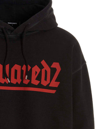Black Cotton Sweatshirt