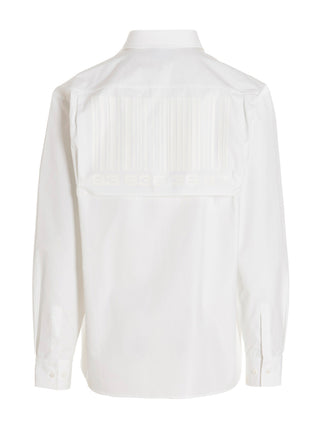 Blusa de algodón blanca