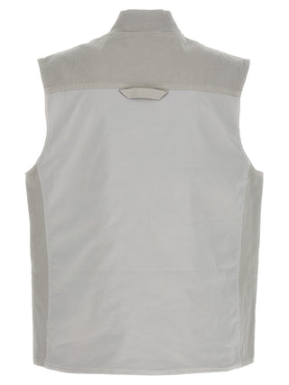 Gray Cotton Sleeveless Jacket