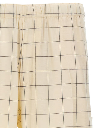 Bicolor Rayon Casual Pants